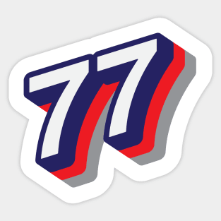 77 Sticker